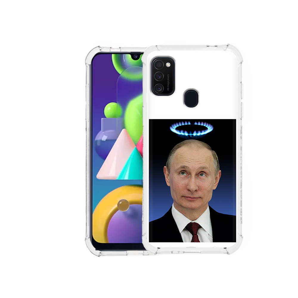 

Чехол MyPads Tocco для Samsung Galaxy M21 святой газ (PT147110.591.594), Прозрачный, Tocco