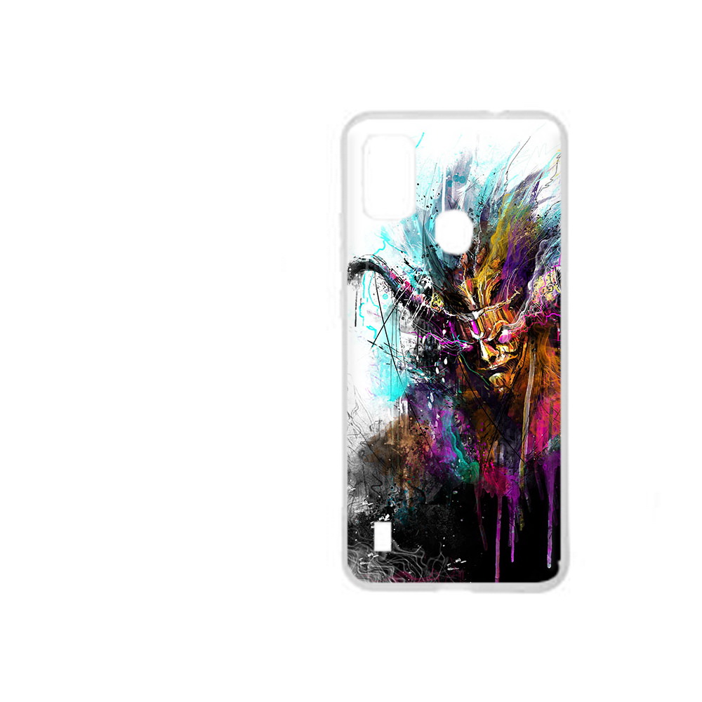 

Чехол MyPads Tocco для ZTE Blade A51 яркий дьявол (PT160198.458.709), Прозрачный, Tocco