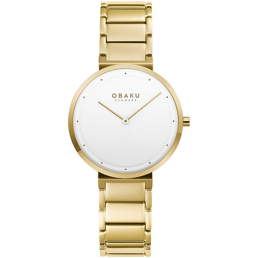 фото Наручные часы женские obaku v258lxgisg золотистые