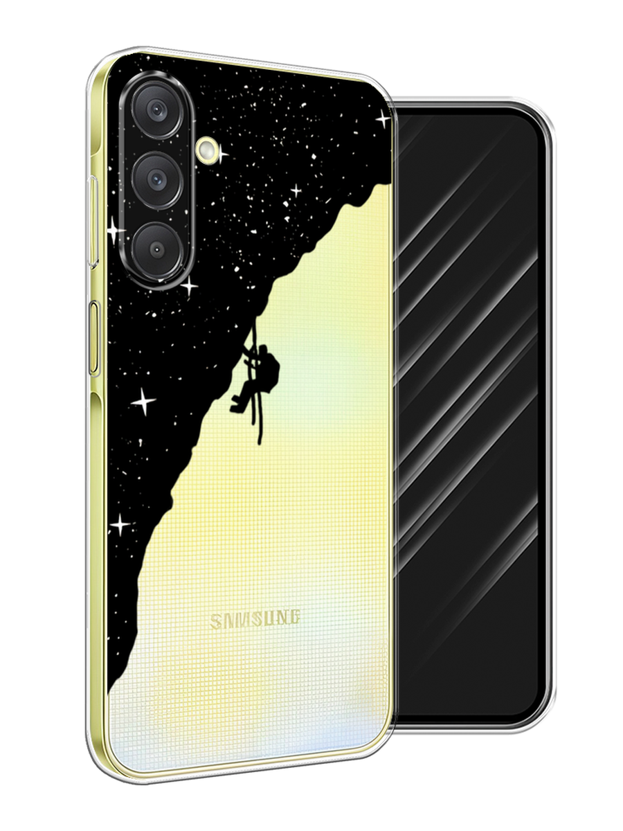 

Чехол Awog на Samsung Galaxy A26 5G "Скалолаз в космосе", Черный;белый;бежевый, 2110750-1