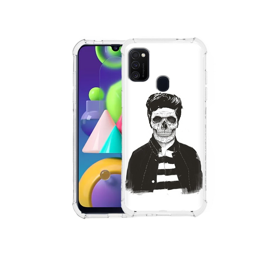 

Чехол MyPads Tocco для Samsung Galaxy M21 скелет (PT147110.591.604), Прозрачный, Tocco