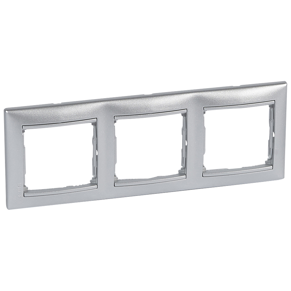 

Legrand Рамка Legrand Valena Classic 3 поста. Алюминий, Серебристый