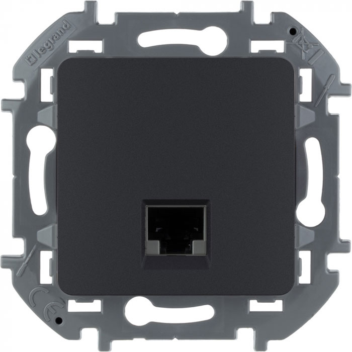 

Legrand Розетка компьютерная Legrand Inspiria RJ45 категории 5. Антрацит, Черный