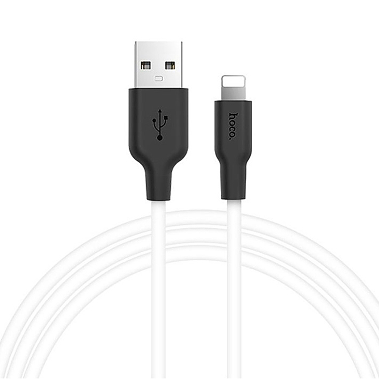 

Кабель Lightning-USB Hoco X21 1 м белый, X21