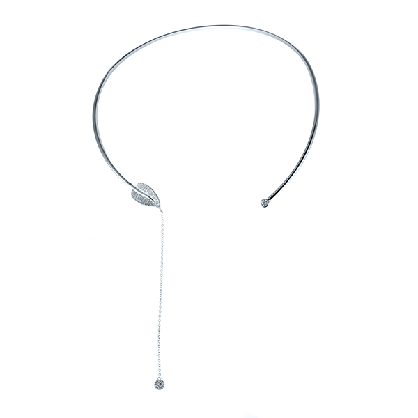 

Колье из серебра 40 см Element47 SN000520_KL_001_WG, фианит, SN000520_KL_001_WG