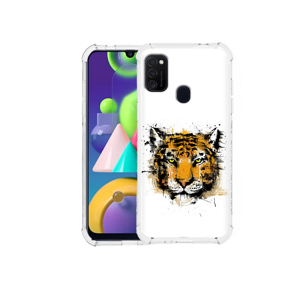 Чехол MyPads Tocco для Samsung Galaxy M21 тигруля (PT147110.591.643)