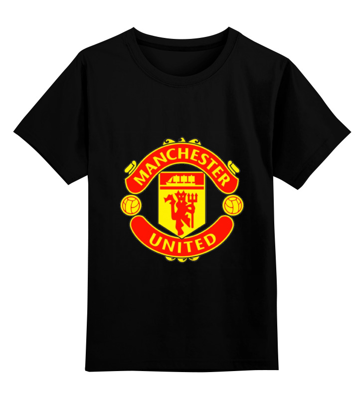 Футболка детская Printio Manchester united цв. черный р. 152