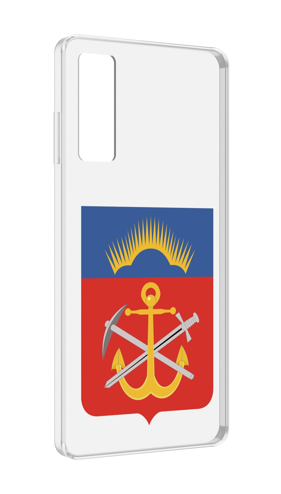 

Чехол MyPads герб-мурманская-область для TCL 20 5G, Прозрачный, Tocco