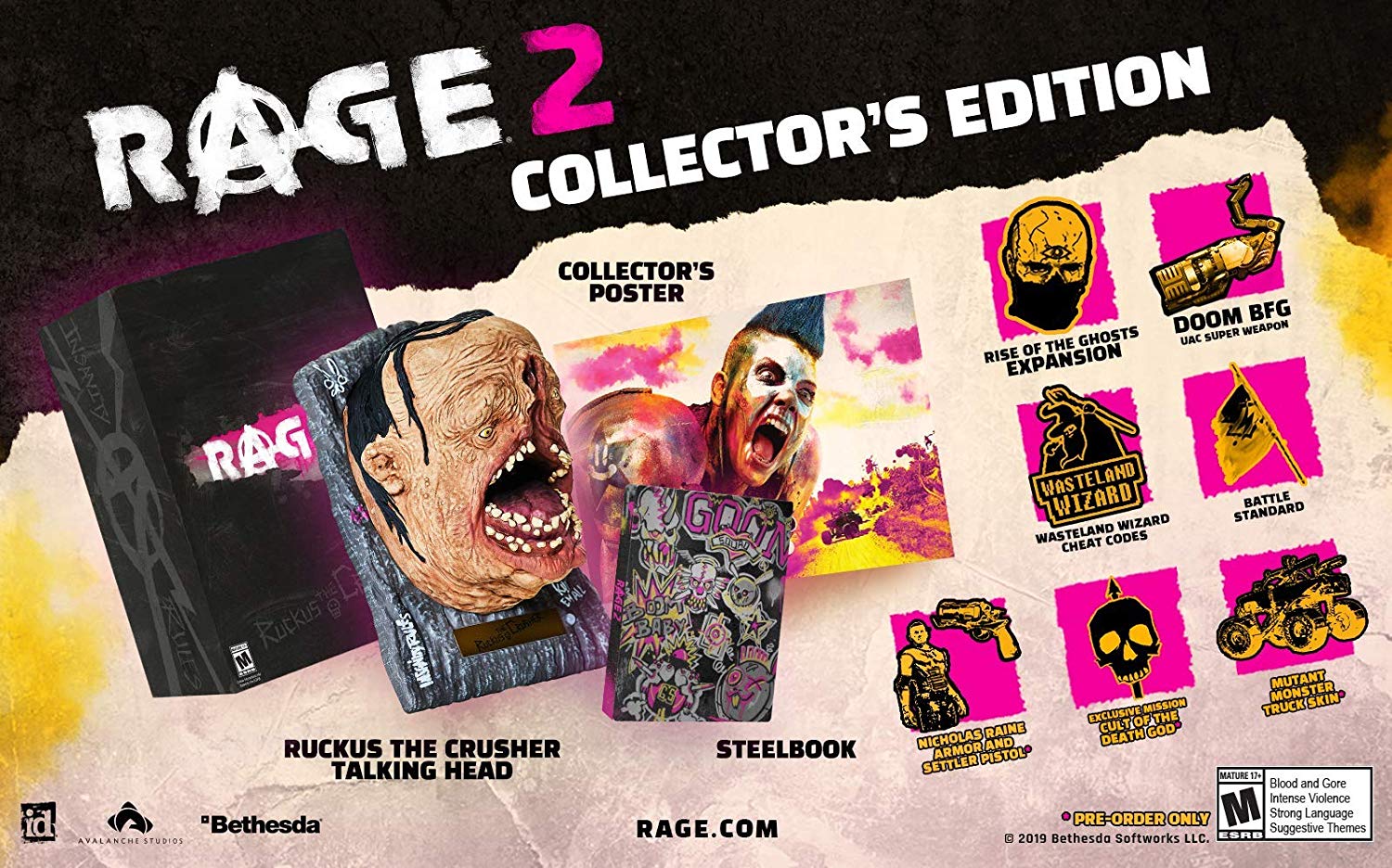 фото Игра rage 2 collector's edition для playstation 4 bethesda