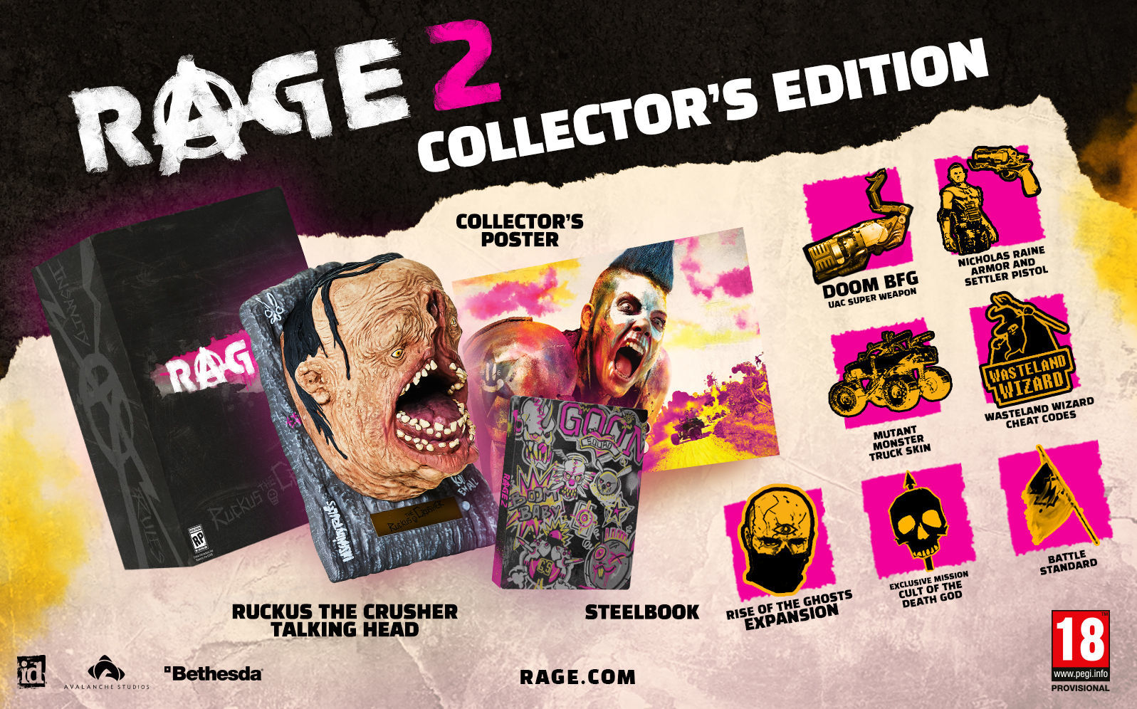 фото Игра rage 2 collector's edition для xbox one bethesda