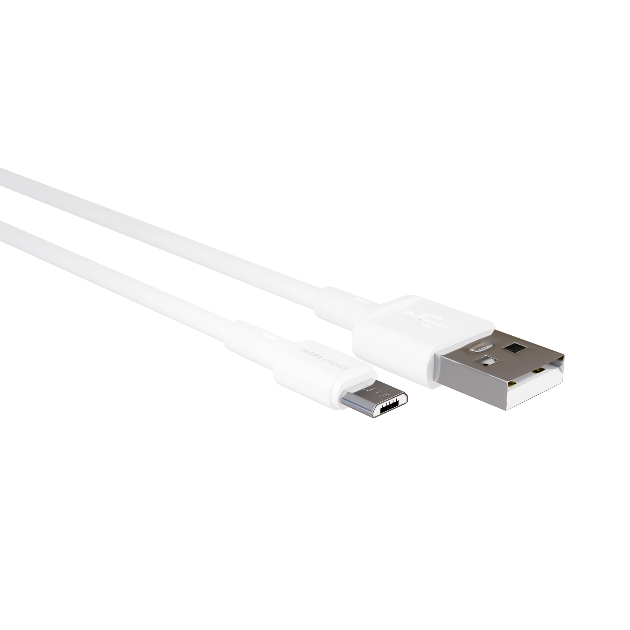 

Кабель micro usb - usb More Choice K14m 3m 3 м белый, K14m 3m