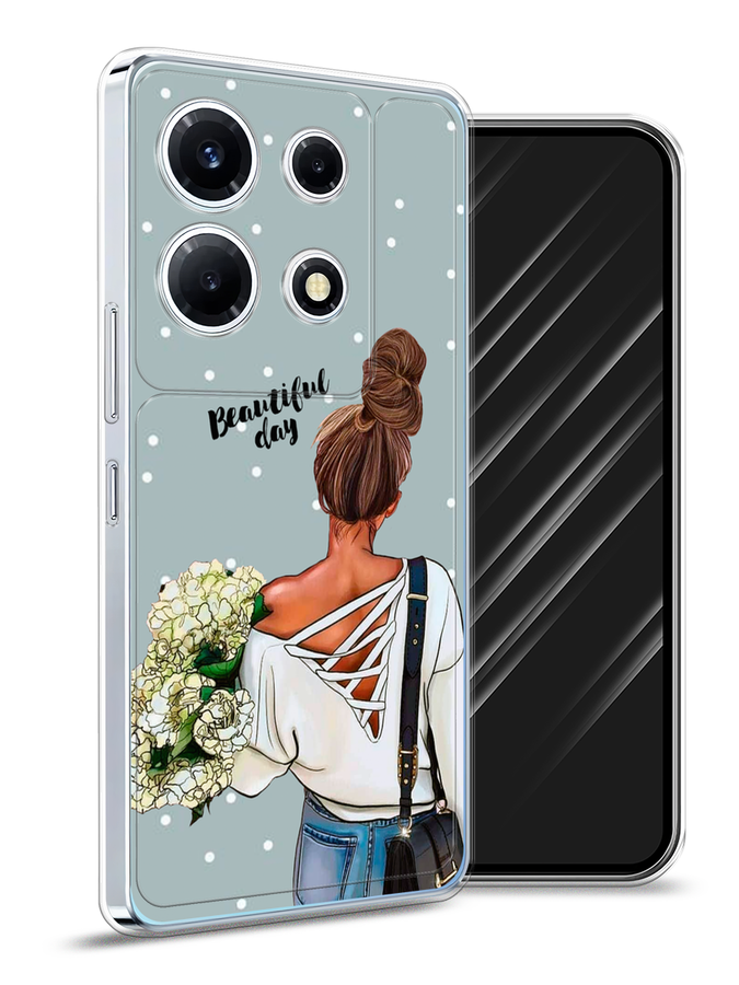 

Чехол Awog на Infinix Note 30 VIP "Beautiful day", Голубой;коричневый;бежевый, 3104750-6