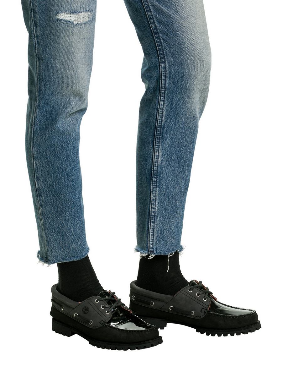 

Топсайдеры женские Timberland 1390807 черные 38.5 EU, Черный, 001390807