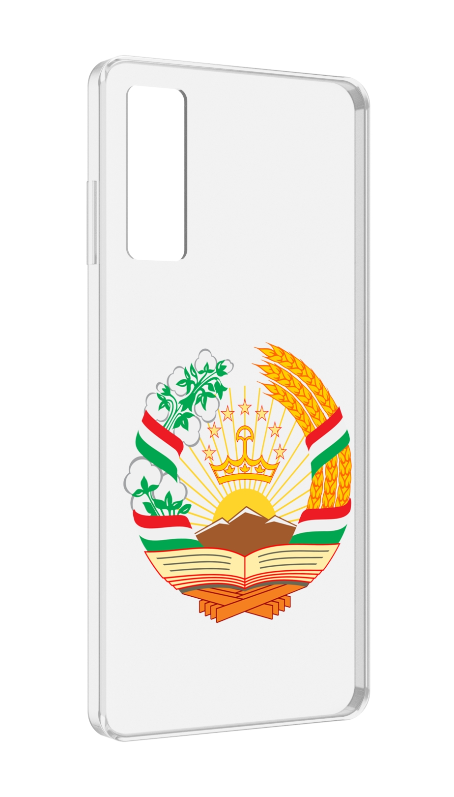 

Чехол MyPads герб-таджикистана для TCL 20 5G, Прозрачный, Tocco