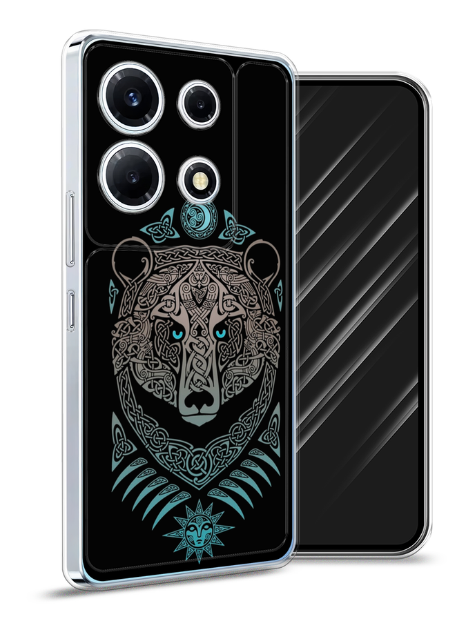 

Чехол Awog на Infinix Note 30 VIP "Кельтский медведь", Черный;серый, 3104750-2