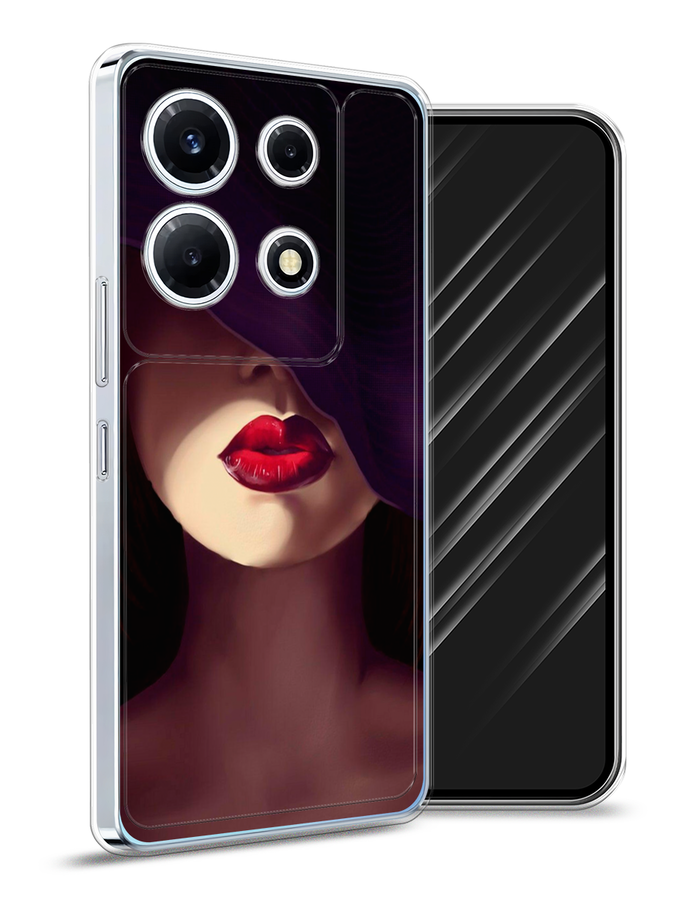 

Чехол Awog на Infinix Note 30 VIP "Красные губы", Черный;бежевый;красный, 3104750-7