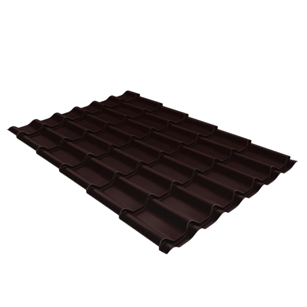 

Металлочерепица 1,18х3,6 м 0,5 мм Grand Line Классик коричневая RAL 8017 rooftop matte
