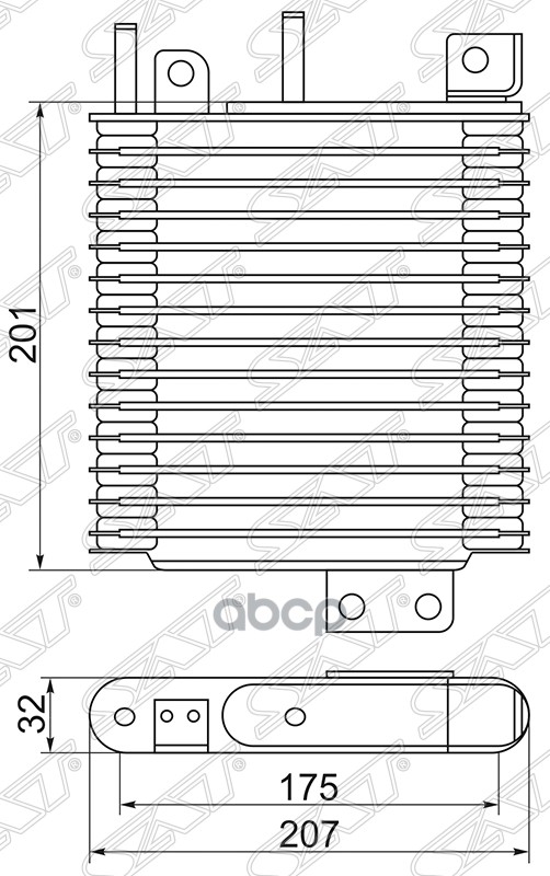 

Радиатор Акпп Mitsubishi Outlander/Airtrek 01- Sat арт. ST-MR983077