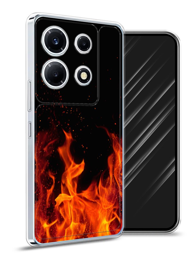 

Чехол Awog на Infinix Note 30 VIP "Все в огне", Оранжевый;черный, 3104750-4
