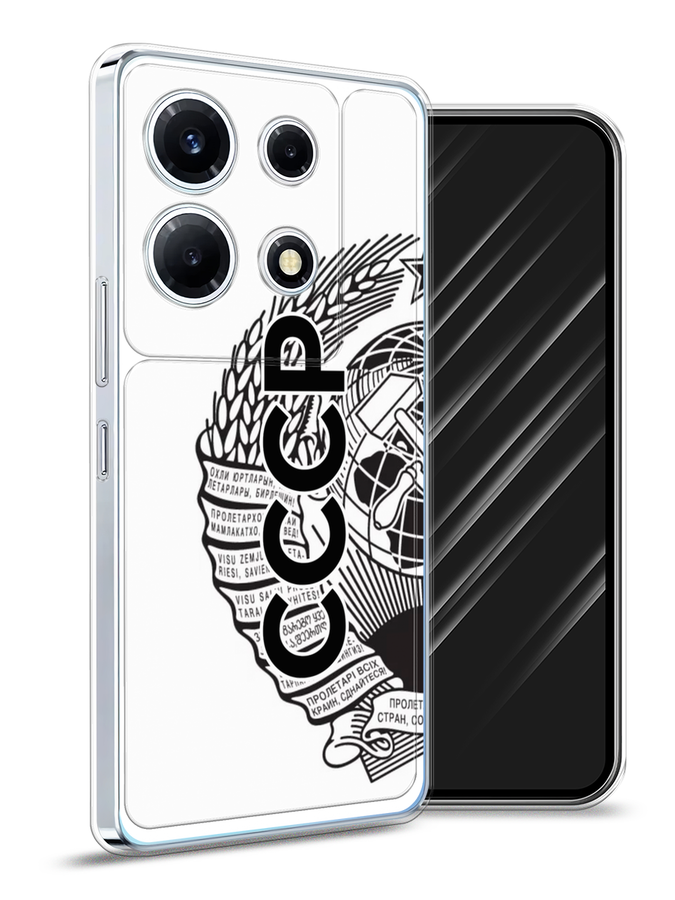 

Чехол Awog на Infinix Note 30 VIP "Герб СССР", Черный;серый;белый, 3104750-10