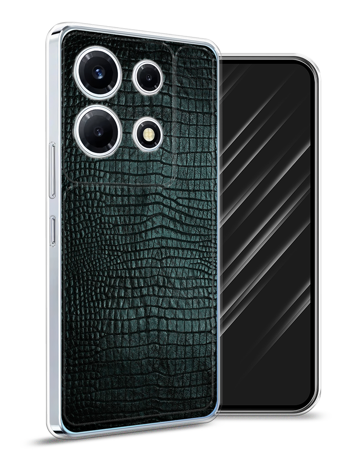

Чехол Awog на Infinix Note 30 VIP "Черная змея", Черный;серый;голубой, 3104750-3