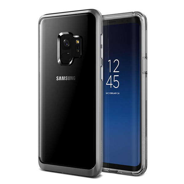 фото Чехол vrs design crystal bumper для galaxy s9 steel silver vrs design 905426