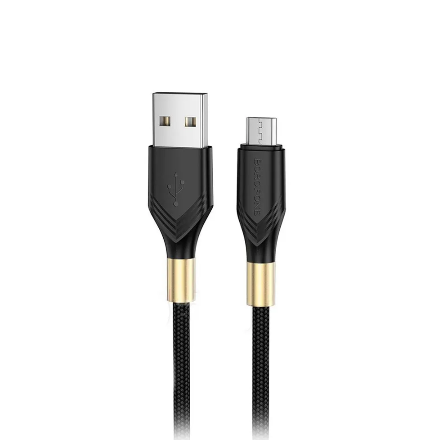 Кабель micro USB-USB Borofone BX92 1 м черный