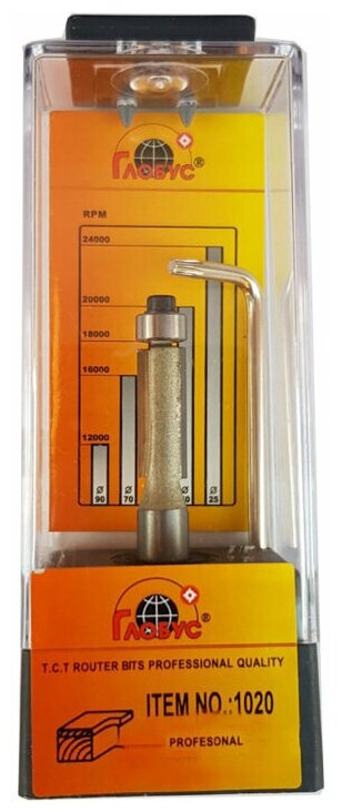 

Фреза Globus 1020 Z4 D21 h50