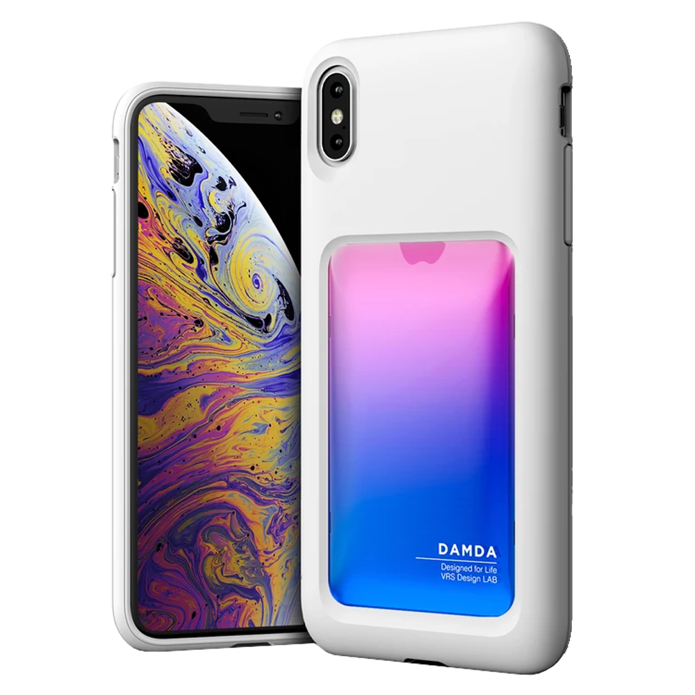 фото Чехол vrs design damda high pro shield для iphone xs max pink blue vrs design 906941