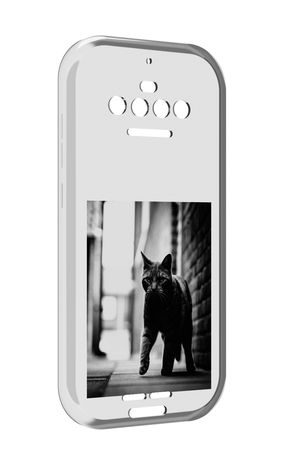 

Чехол MyPads Важный-кот для Oukitel F150 R2022, Прозрачный, Tocco