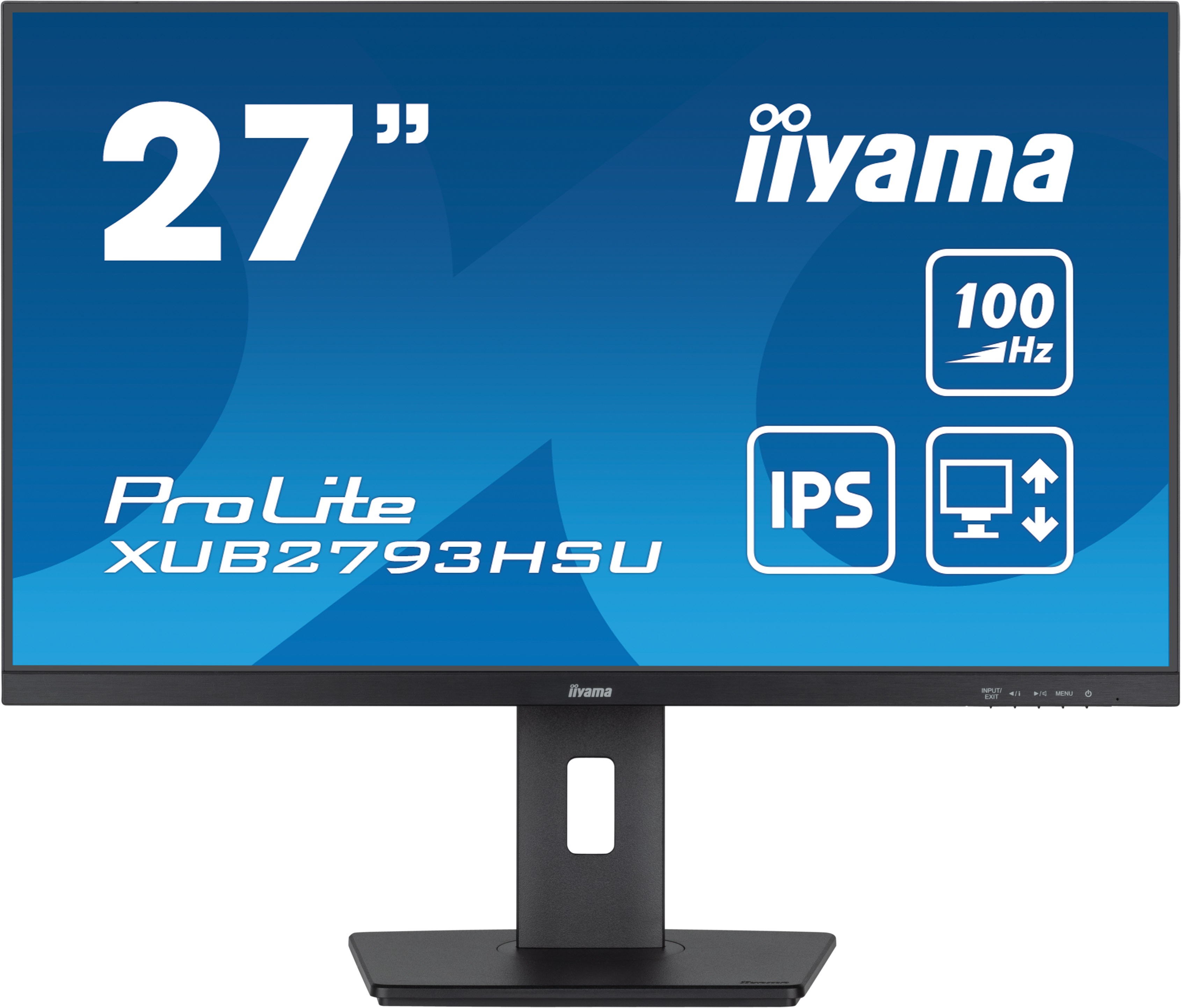 

27" Монитор iiyama ProLite XUB2793HSU черный 100Hz 1920x1080 IPS, ProLite XUB2793HSU