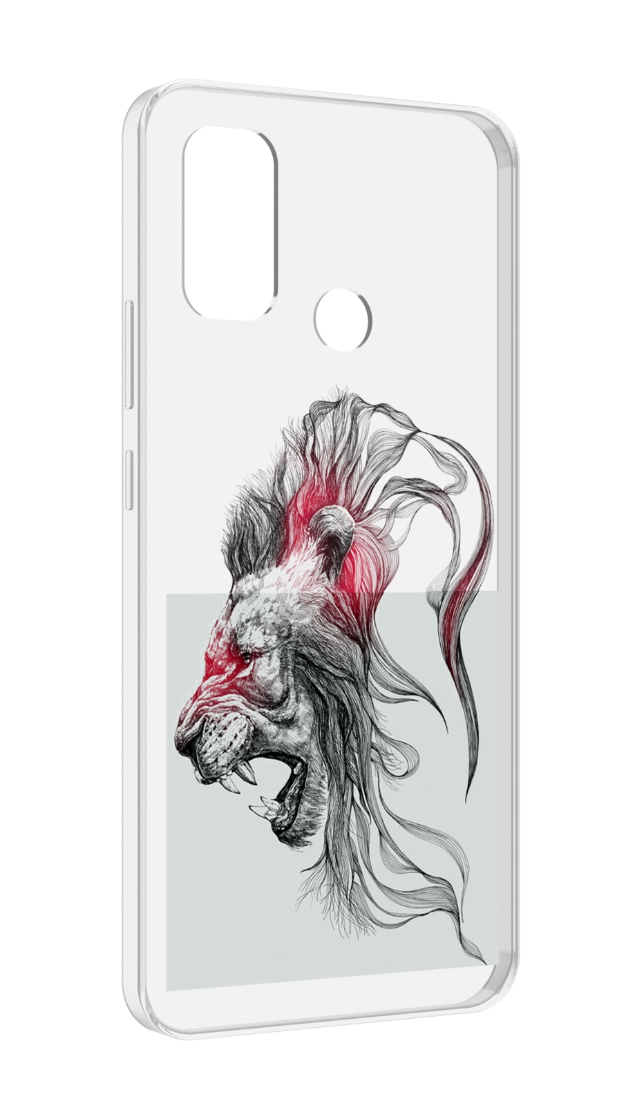 

Чехол MyPads разъяренный лев для UleFone Note 10P/Note 10, Прозрачный, Tocco
