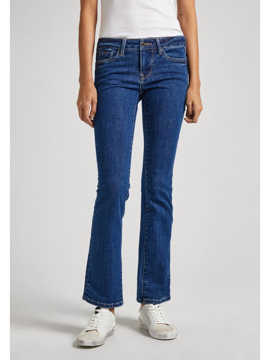 

Джинсы женские Pepe Jeans London PE121N166 синие 28/32, Синий, PE121N166