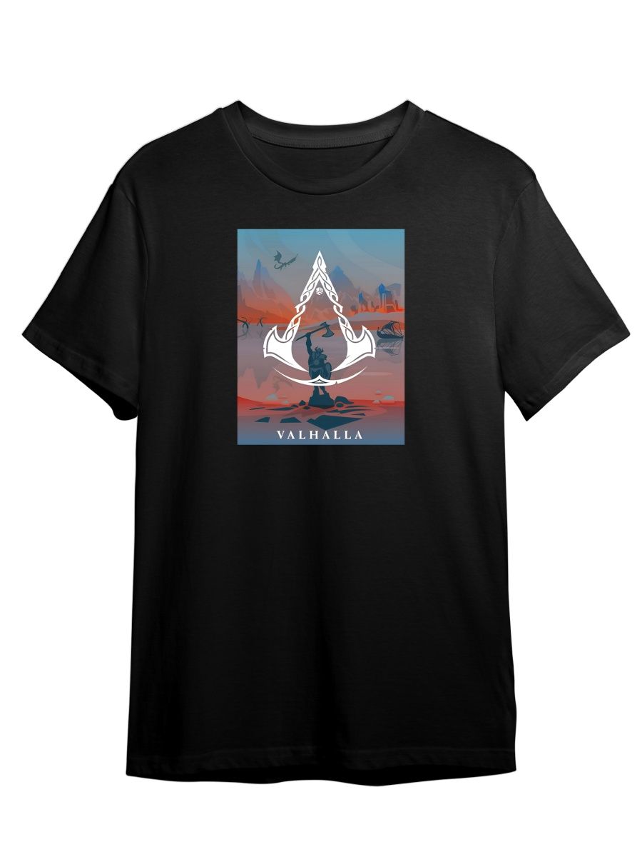 

Футболка унисекс Каждому Своё Assassin's Creed/Ассассин GMASA9 черная 4XL, "Assassin's Creed/Ассассин" GMASA9