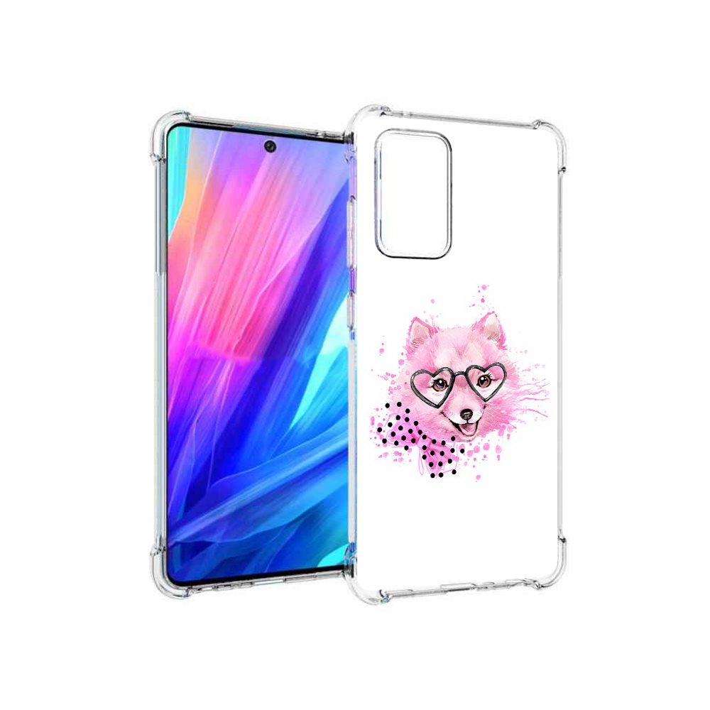Чехол MyPads Tocco для Samsung Galaxy A52 розовый волченок (PT158660.526.585)