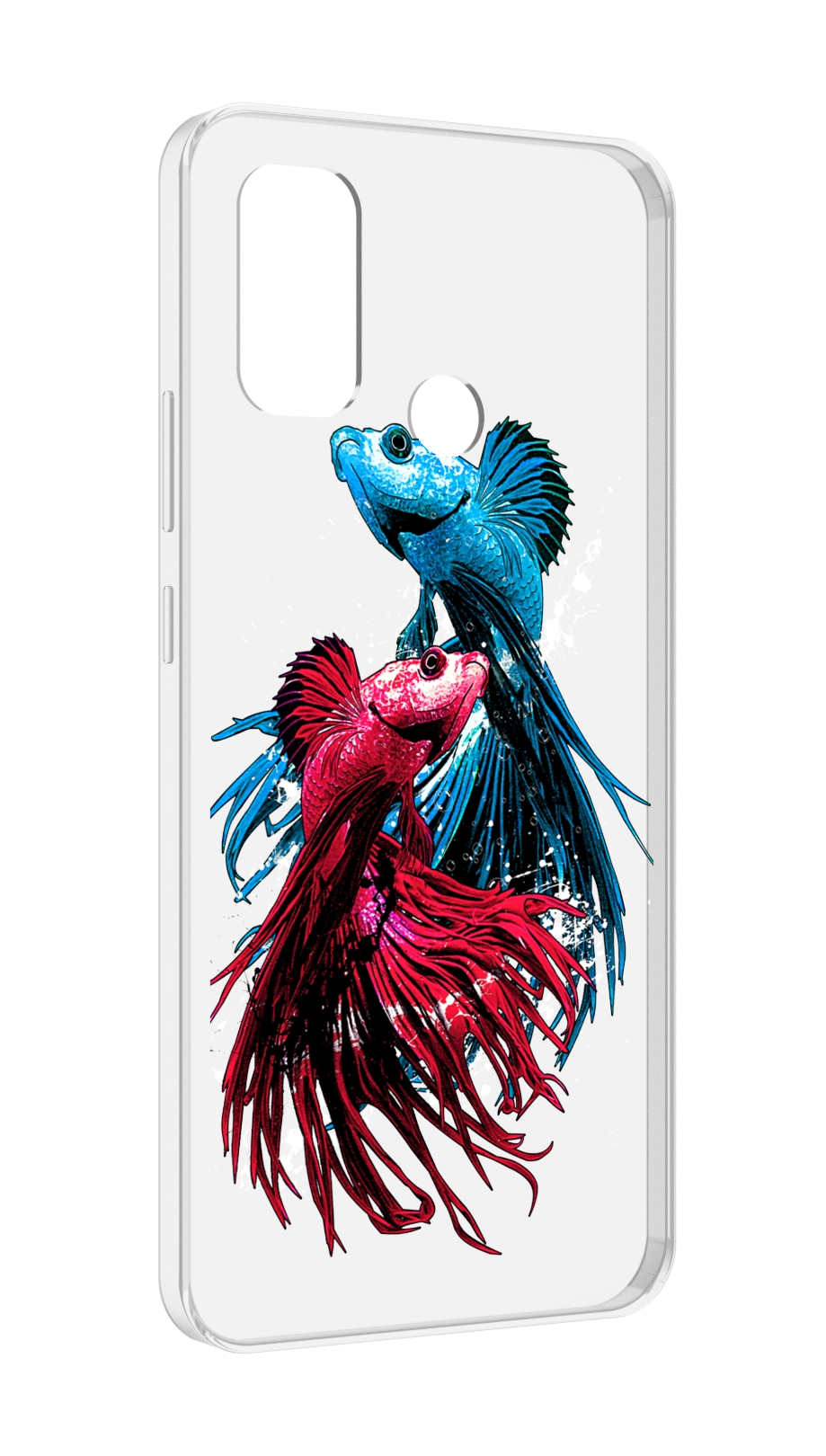 

Чехол MyPads рыбы петушки для UleFone Note 10P/Note 10, Прозрачный, Tocco