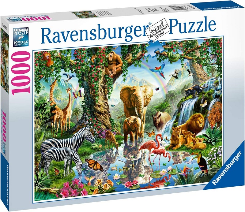 

Пазл Ravensburger 1000 Приключения в джунглях, арт.19837