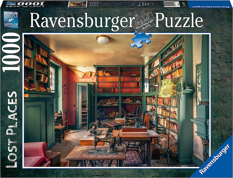 

Пазл Ravensburger 1000 Затерянные места. Загадочная библиотека замка, арт.17101