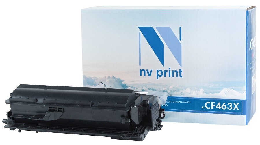 фото Картридж для лазерного принтера nv print cf463xm, пурпурный, совместимый