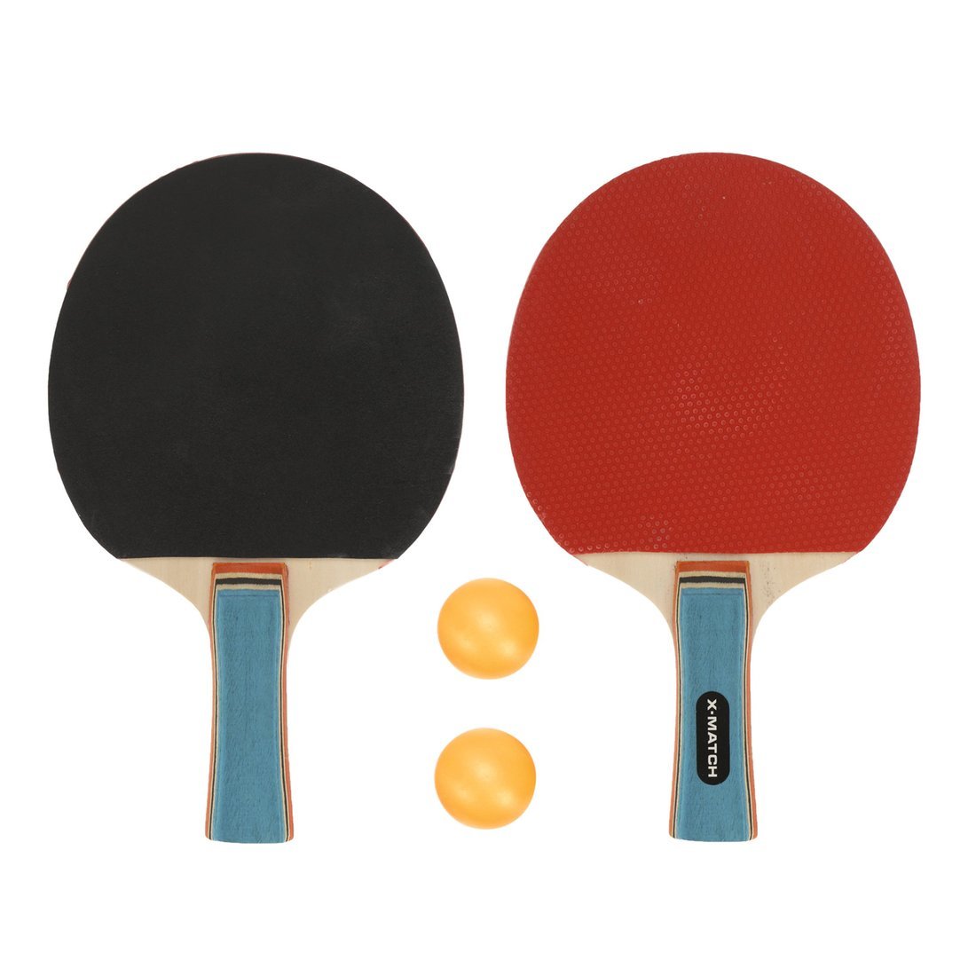 Набор для настольного тенниса X-Match (2 ракетки 8 мм., 2 шарика) 636271 ракетка для настольного тенниса start line level 500 прямая 12605