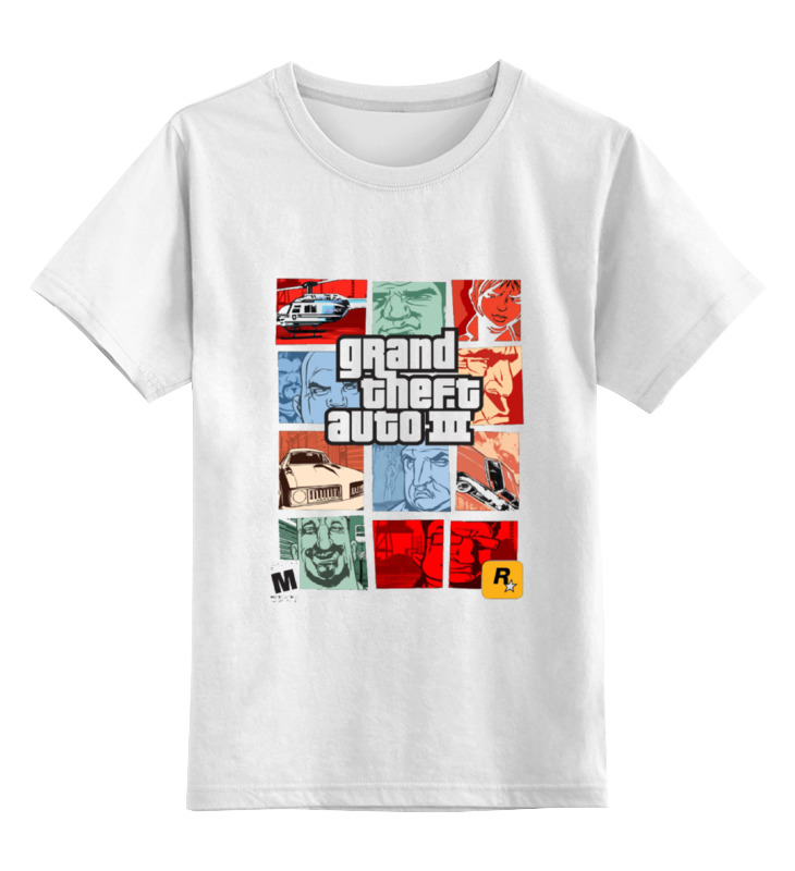 

Футболка детская Printio Gta 3 цв. белый р. 152, Gta 3