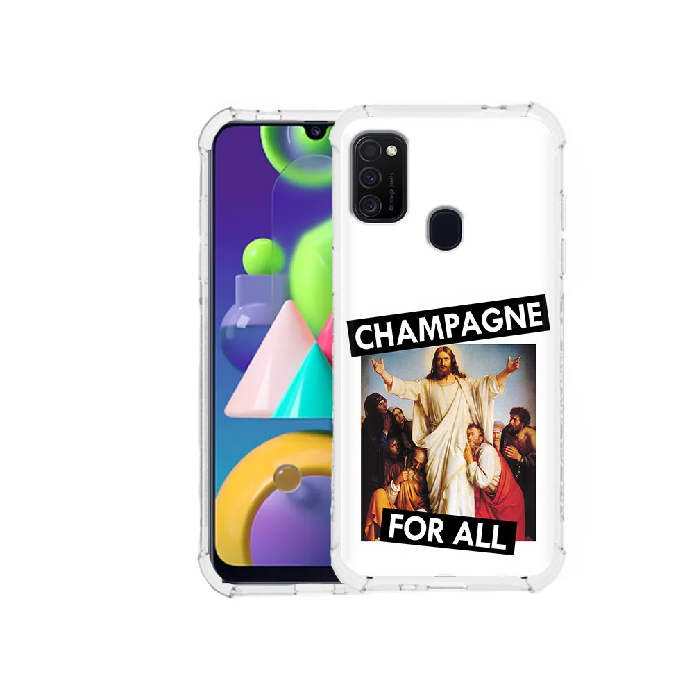 

Чехол MyPads Tocco для Samsung Galaxy M21 шампанское (PT147110.591.697), Прозрачный, Tocco