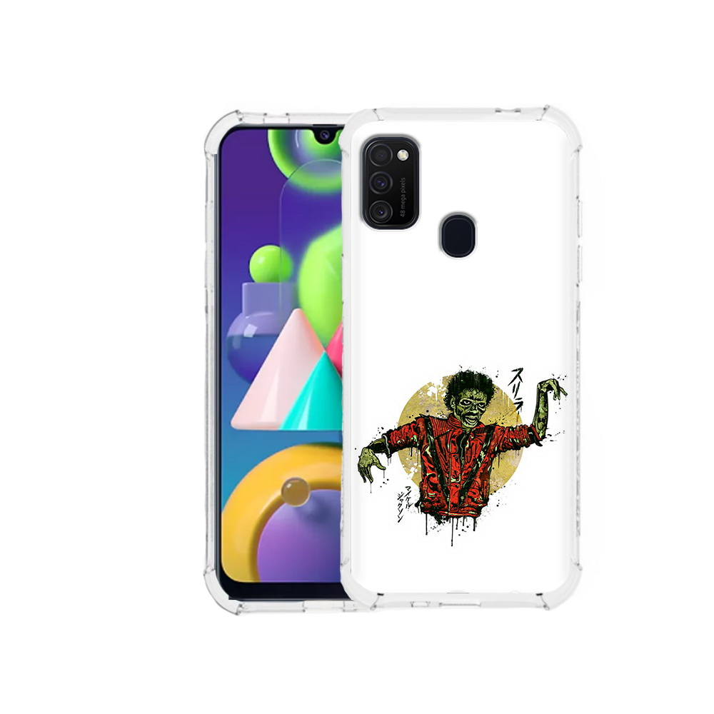 

Чехол MyPads Tocco для Samsung Galaxy M21 Зомби (PT147110.591.89), Прозрачный, Tocco