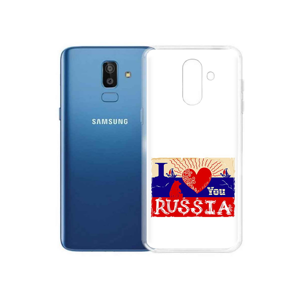 

Чехол MyPads Tocco для Samsung Galaxy J8 Люблю Россию (PT226929.592.112), Прозрачный, Tocco