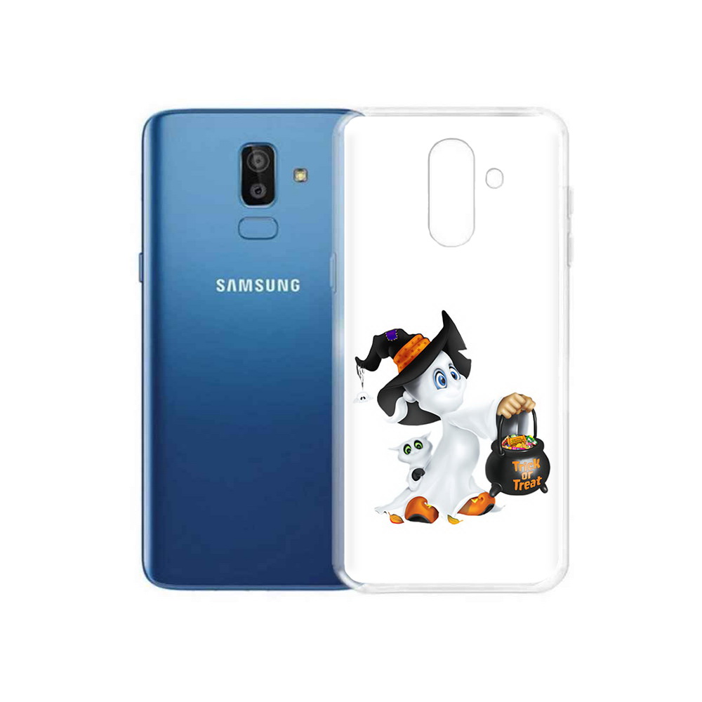 

Чехол MyPads Tocco для Samsung Galaxy J8 Маленький призрак (PT226929.592.113), Прозрачный, Tocco