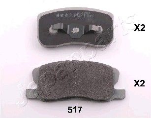

Тормозные колодки Japanparts передние pa517af