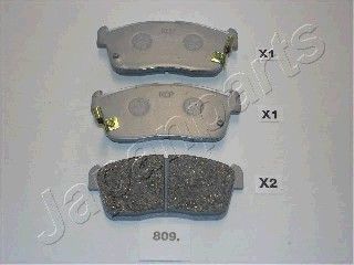 

Тормозные колодки Japanparts передние pa809af