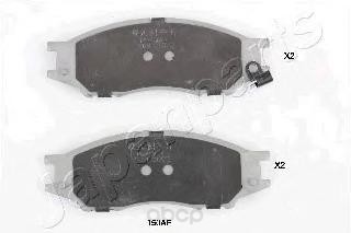 

Тормозные колодки Japanparts передние pa150af