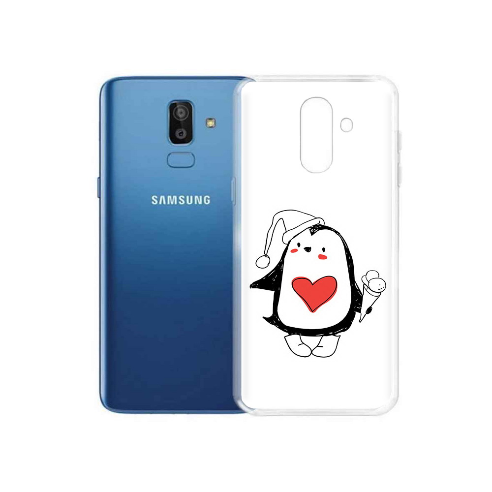 

Чехол MyPads Tocco для Samsung Galaxy J8 Пингвин с мороженым (PT226929.592.135), Прозрачный, Tocco