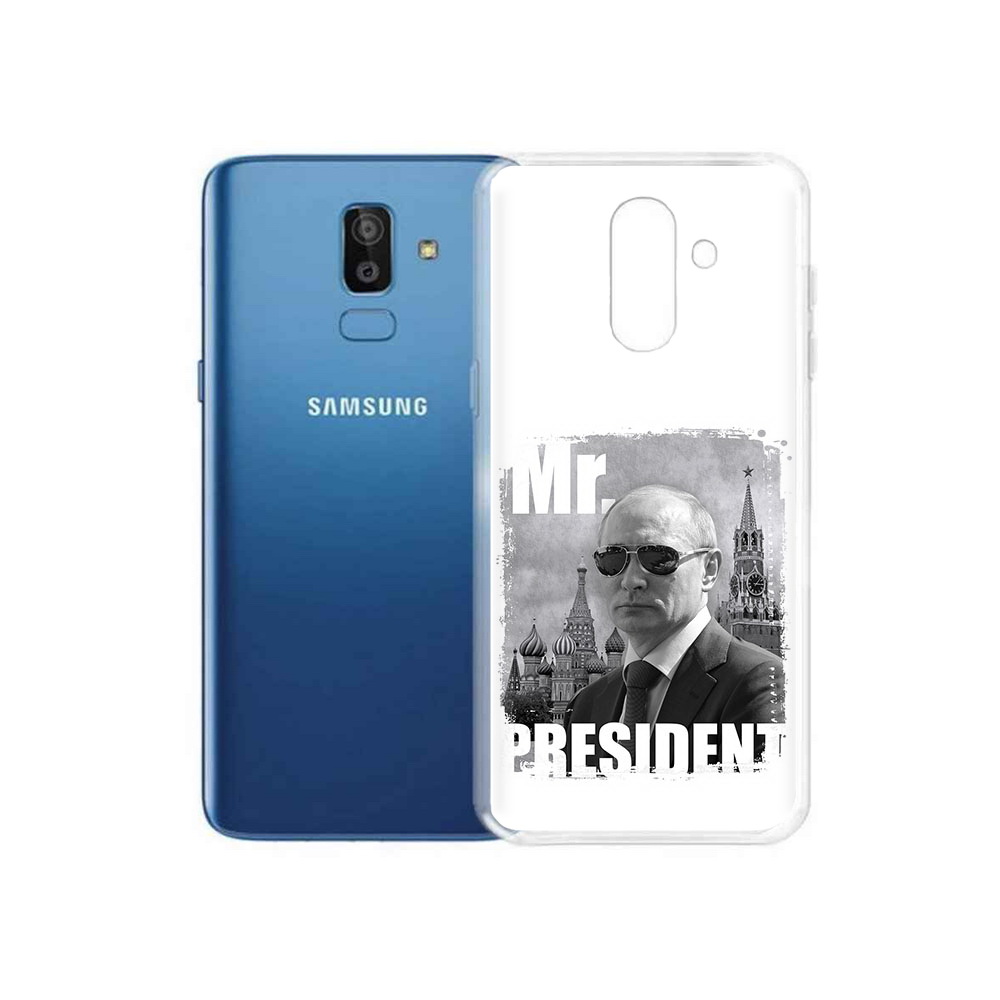 

Чехол MyPads Tocco для Samsung Galaxy J8 Путин (PT226929.592.141), Прозрачный, Tocco